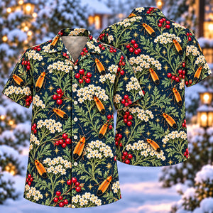 Christmas Amber Soldier Beetle Yarrow Aloha Hawaiian Shirt
