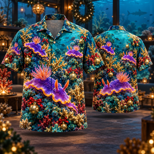 Christmas Nudibranchs Hawaiian Shirt