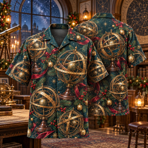 Christmas Armillary Spheres Hawaiian Shirt