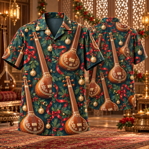 Christmas Tamburas Hawaiian Shirt