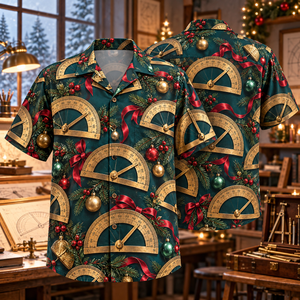 Christmas Protractors Hawaiian Shirt