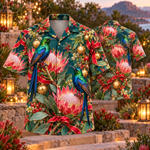 Christmas Sunbirds Hawaiian Shirt