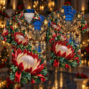Christmas Ruby Protea Ivory Ribbon Emerald Ivy Sapphire Lantern Terraced Atrium Hawaiian Shirt