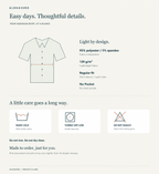 AlohaVero No Pocket Hawaiian shirt product details and care guide