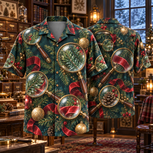 Christmas Magnifying Glasses Hawaiian Shirt