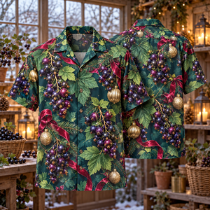 Christmas Blackcurrants Hawaiian Shirt