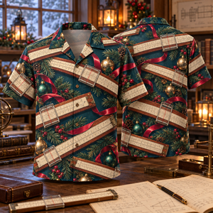 Christmas Slide Rules Hawaiian Shirt
