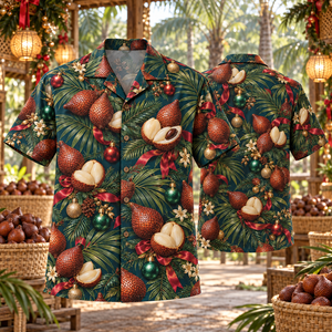 Christmas Salak Fruits Hawaiian Shirt