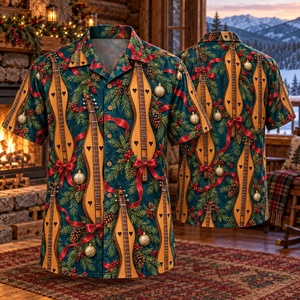 Christmas Dulcimers Hawaiian Shirt