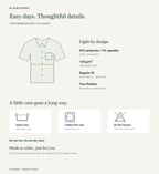 AlohaVero shirt fabric and care guide