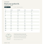 No Pocket size chart inches