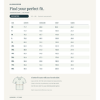 No Pocket size chart centimeters